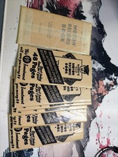 Lot of 7 Vintage Ward’s Motor Record Books – 1940s Auto Expense Log 48 Pages NOS picture