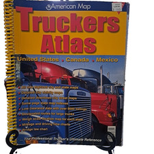 Vintage Truckers Atlas American Map 2002 Ephemera picture