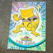 Topps 1999 Pokémon TV Animation Edition #63 Abra Hologram Trading Card picture