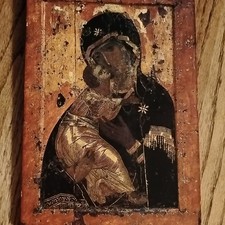 Antique Virgin Of Vladimir icon picture