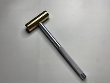 Brass Hammer - 8oz Solid Aluminum Handle 1/2” Thick Durable Grip Non Sparking picture