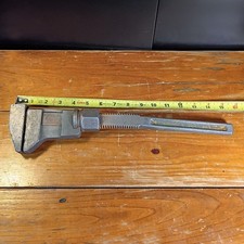 Working Antique 1890s-1910s CM & ST Railroad Monkey Wrench Bemis & Call Co 15