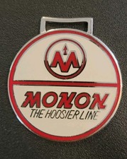 vtg Monon The Hoosier Line Railroad Watch Fob Train mint #87 in collector guide. picture