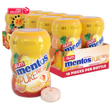 Mentos Pure Fresh Sugar‑Free Chewing Gum, 10 Count (Pack of 1), Orange picture