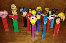 Lot of 54 Nostalgic Vintage Pez dispensers with various Characters. picture