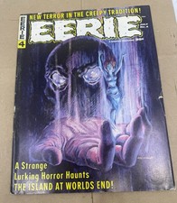 Eerie #4 Nice Vintage Horror Warren Comics Magazine 1966 Nice See picture