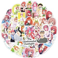 Mix 10 PCs The Quintessential Quintuplets Luggage Notebook Laptop Car Stickers picture