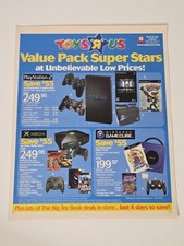 2002 Toys R Us Video Game Circular PS2 Xbox GameCube Game Boy Advance Ad picture