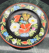 Vintage Chodovia Domazlice Ditmar Urbach Hand Painted Wall Hanging Floral Plate picture