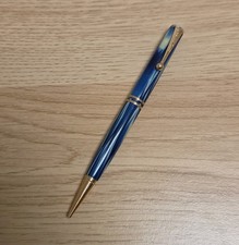 Vintage 1930s Geo S. Parker Streamline Mechanical Pencil True Blue Pat Sep 5-16 picture