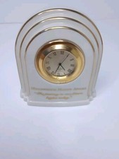 Vintage Lenox Eternal Desk Clock 3.75