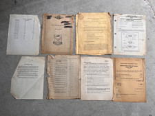 Vintage Lot of Misc. Aviation Documents c. 1940s-50s WWII Korean War era picture