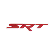 For SRT Rear Tailgate Liftgate Emblem Badge Matte Red Sticker Emblem picture