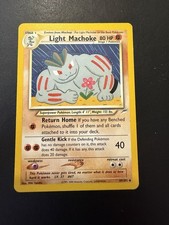 Pokémon TCG Light Machoke Neo Destiny Card 49/105 Regular picture