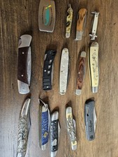 Big Lot Of Vintage Usa Pocket Knives- All Usa No China picture
