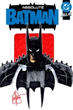 Df Absolute Batman #25 BLANK VARIANT SIGNED AND REMARKED BY KEN HAESER picture