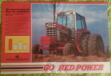 1979 GO RED POWER Tractor Print Advertisement International Harvester 1086 picture