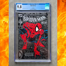 🔥 Spider-Man #1 CGC 9.8 NM/M (Silver Variant) Classic Todd McFarlane Artwork 🔥 picture
