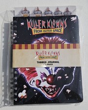 Killer Klowns From Outer Space 5-Tab Spiral Notebook With 120 Sheets New picture