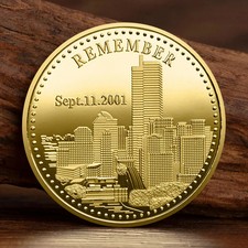 Remember September 11 2001 Commemorative Coin Honoring 9/11 Challenge Coin Gifts picture