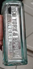 Two 1880s Medicine: EMBOSSED:Dr.s FE & JA Greene: NY & BOSTON;14TH ST NY picture