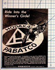 Vintage Hodaka Motorcycle Ad PABATCO Athena OR Print Ephemera picture