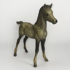 Vintage Breyer Model Horse Proud Arabian Foal Dapple Gray Traditional Scale 6