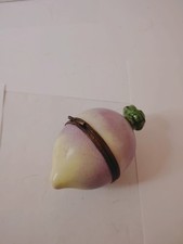 Limoges RADISH Box Peint Main France By Parry Vielle picture