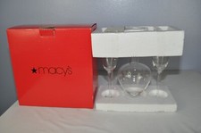 Vintage Macy's Dept Store Glass Decanter 2 Glasses Set 535475 picture