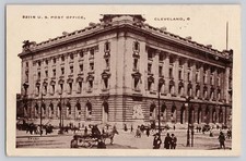 Vintage Cleveland OH Post Office 1910 Postmark Real Photo Postcard Rppc picture