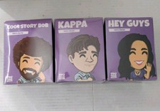 Youtooz TWITCH Emote Collection. Cool Story Bob, Kappa, Hey Guys Vinyl Figures picture