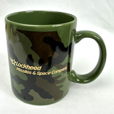 Rare Lockheed Missiles & Space THAAD First to Fire Camo Coffee Mug Military picture
