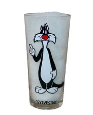 Sylvester ~ Pepsi Collector Series ~ Brockway Glass Warner Bros BL 16 Oz 1973 picture