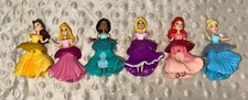 Mattel mini Disney Princess Mini Glitter Figurines Lot of 10 picture