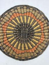 Old Hopi Wicker Basket 12” Diameter picture