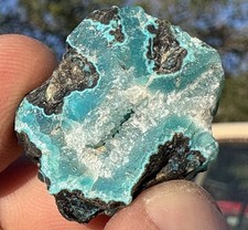 ☘️RR⛏️: Gem Silica Chrysocolla Inspiration Mine, Miami Az. 13 G 🌵 picture