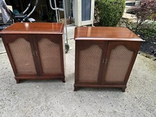 Late 1950s Mid Century Modern Dark Brown RCA VICTOR Record Player SHC-7 Model picture