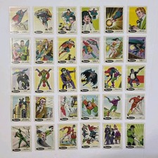 Vintage 1978 Taystee Bread DC Comics Superheroes Sticker Cards Complete Set picture