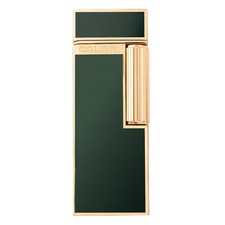 Colibri Cigar Lighter Continental Green Gold picture