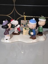 Set of 5 Hallmark Peanuts 50th Celebration Christmas Ornaments picture