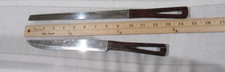 Vtg. Stanhome Stainless Steel Lot of 2 Knives-Carving and Bread Bakelite Handles picture