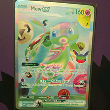 Pokémon Mew ex 158/128 30th Anniversary Special Illustration Rare picture