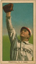 New York Charlie Hemphill 1909 New York Highlanders Baseball Card Portrait picture