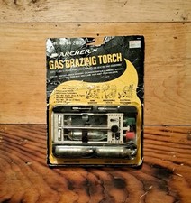 Vtg Archer Miniature Gas Brazing Torch & Butane Cylinders NOS Radio Shack  picture