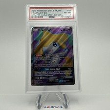 PSA 8 - 2019 Pokemon Sun & Moon Unified Minds Jirachi GX #79a Graded picture