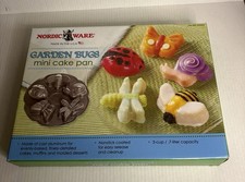 Nordic Ware Garden Bugs Mini Cake Mold USA Made New picture