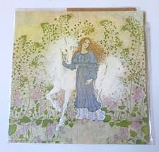 Vintage 1970s Gallery Five England Art Card Print -'Unicorn' by Ann Evans- MINT picture