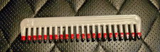Vintage 80s 90s Mebco Volume Comb Wide Tooth White Twice Dipped BRAND NEW NOS picture