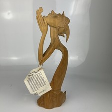 Regal Art Mango Wood Woman in Prayer Bali Carved Sculpture 13.5 Inches picture