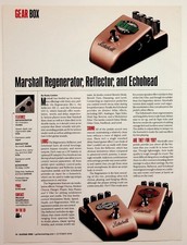 Marshall Guitar Pedals Review Article GUITAR ONE Magazine October 2006 Ephemera picture